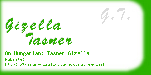 gizella tasner business card